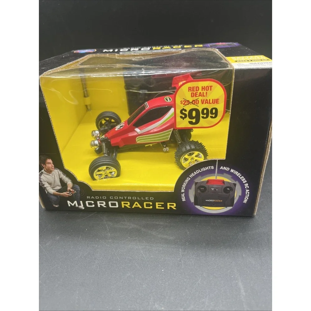 New Blue Hat RC Micro Racer Formula-Fire Red Off-Road Buggy Toy Car Wireless
